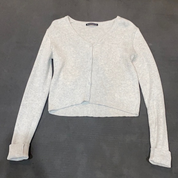 Brandy Melville women’s cropped top, grey, first size - Picture 1 of 2